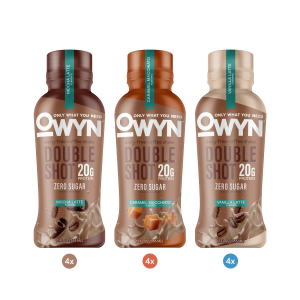Doubleshot Protein Coffee Shakes Mocha Latte, Vanilla Latte, Caramel Macchiato Variety Pack