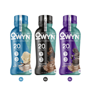 Protein Shakes Smooth Vanilla, Cold Brew Coffee, Cookies & Creamless Variety Pack